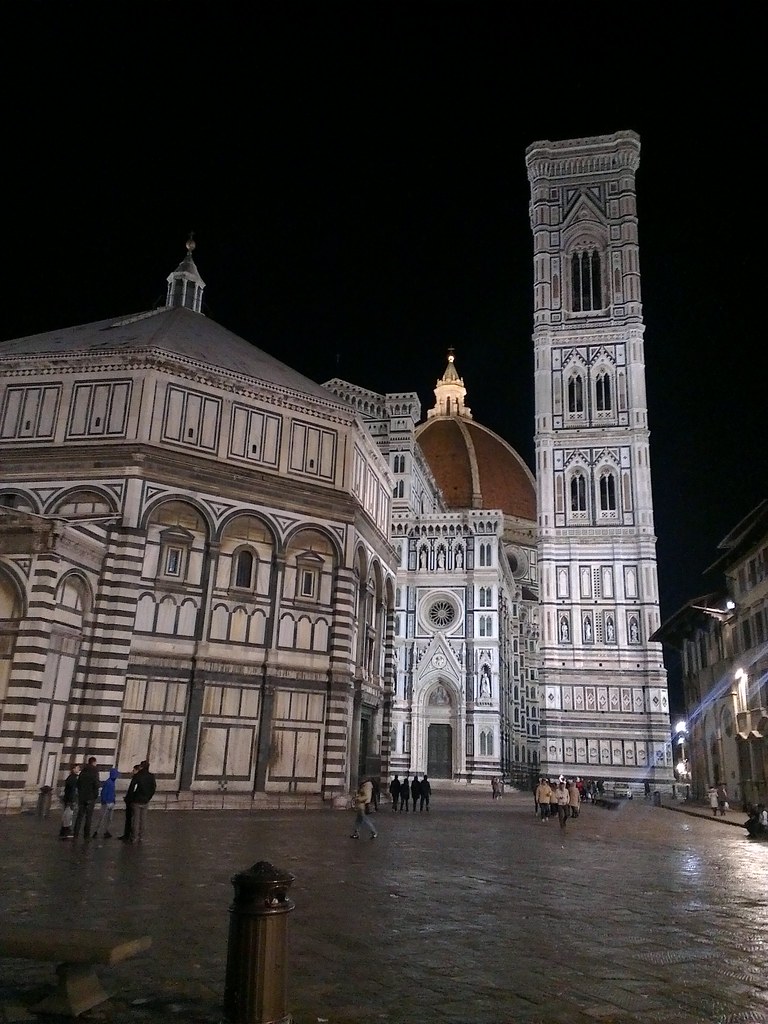 Il Duomo at night.