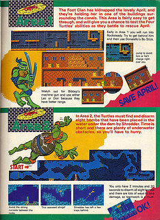 NINTENDO POWER ::  MAY/JUNE 1989 // Vx p.11 " TEENAGE MUTANT NINJA TURTLES " { original review }