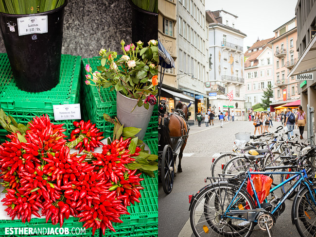 Market in Lucerne / Luzern Switzerland | Travel Photography