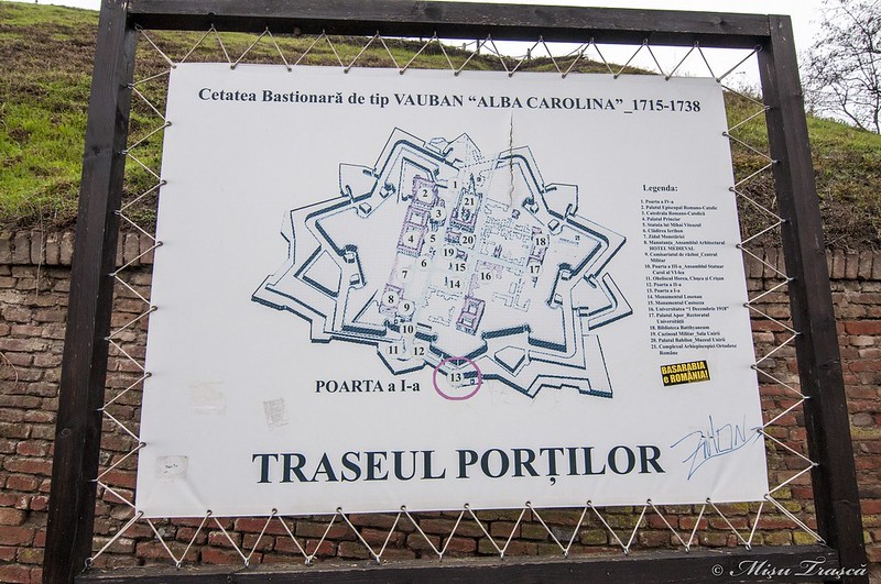 Cetatea Alba-Carolina - Plan