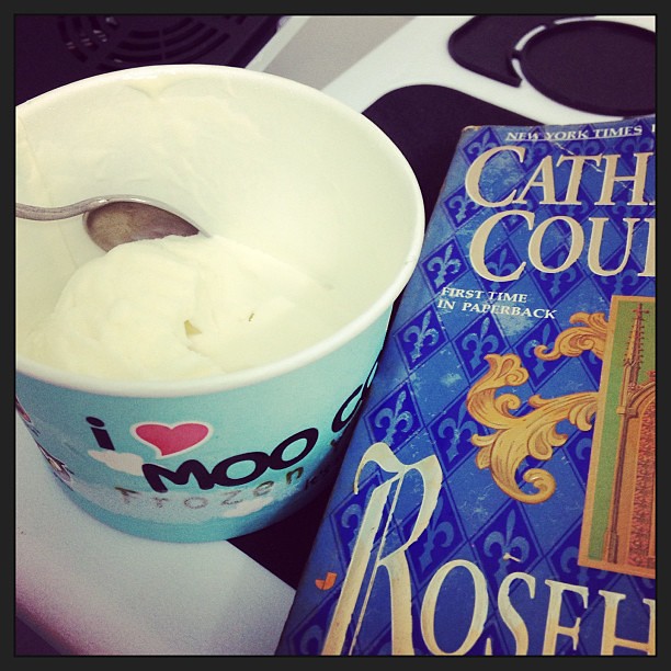 moo cow and book
