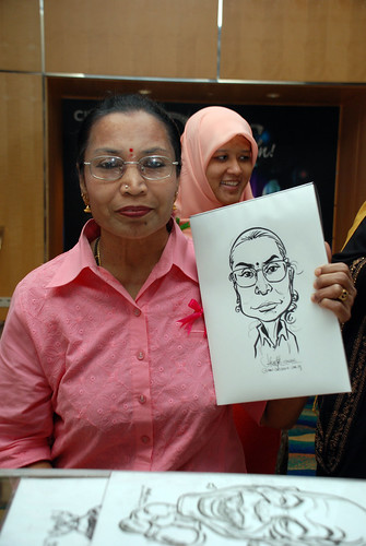 caricature live sketching for Civica Dinner & Dance 2012 - 15