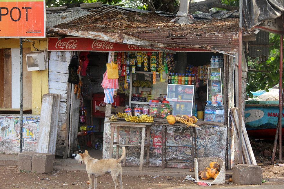 Countryside Convenience Store in Sri Lanka