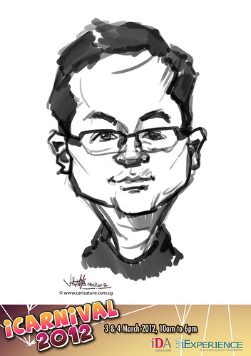 digital live caricature for iCarnival 2012  (IDA) - Day 2 - 45