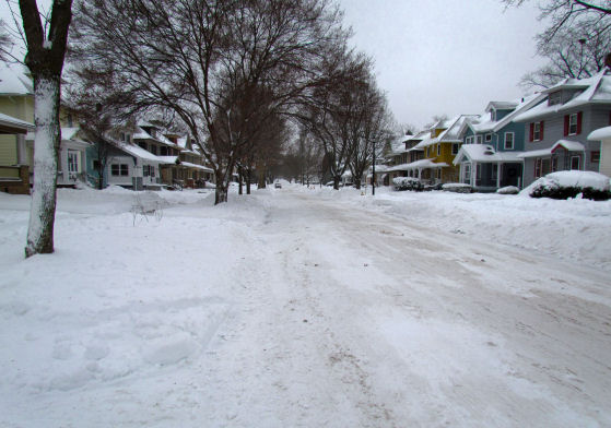 Snow Filled Streets