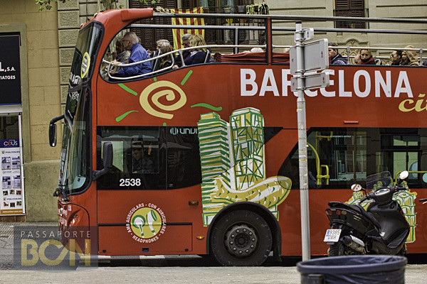 ônibus turístico em Barcelona