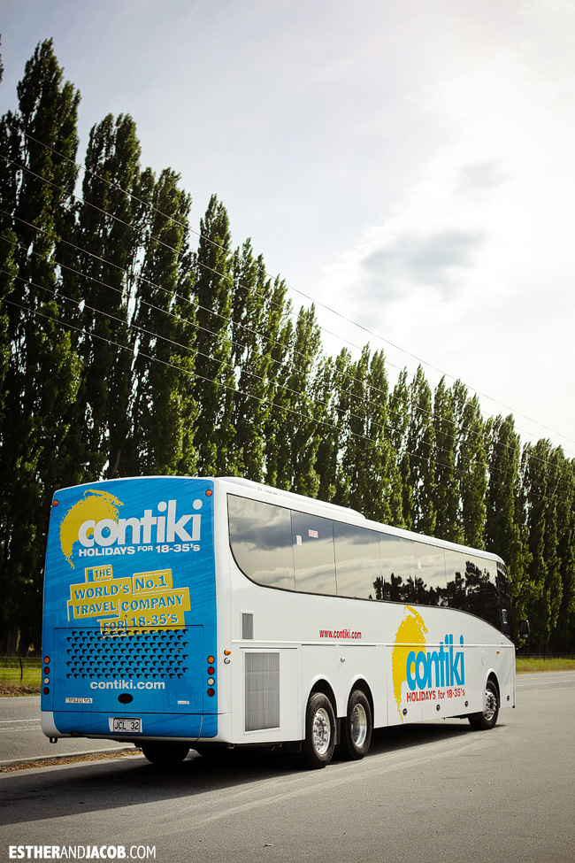 Contiki Tour bus New Zealand Sweet as South Tour | A Guide to South Island | Travel Photography