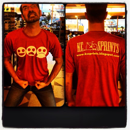 New KC Sprints shirts are here! $20! Will be available in Lincoln Saturday night. Limited Men/Women cuts & sizes