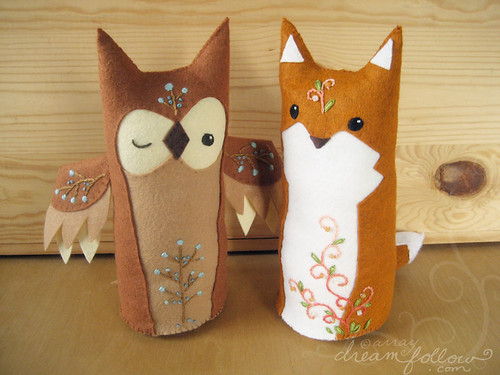 fox and owl are friends