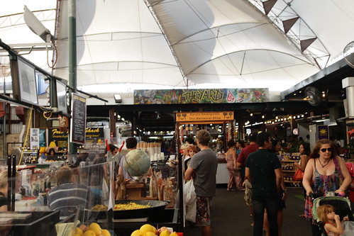 The Yards area of Fremantle Markets