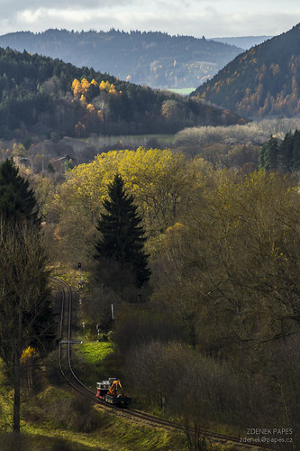Bohemian forest, Railway by Zdenek Papes