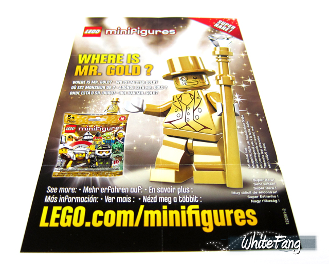 Medusa 71001 Minifigure Minifig Circus White Mime CMF LEGO Series 10 