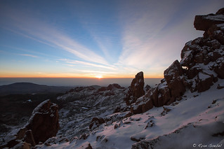 Sunrise on Mount Kenya