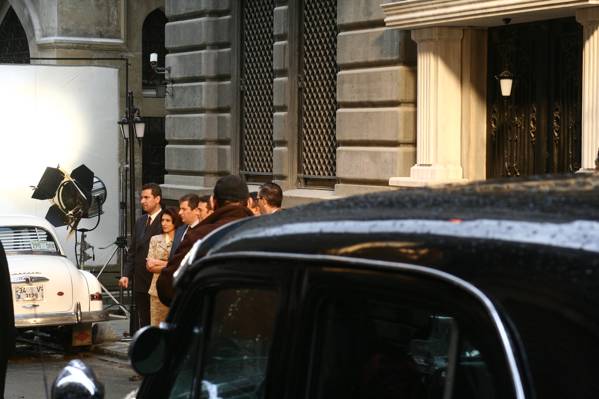 Filming on Bankalar Caddesi