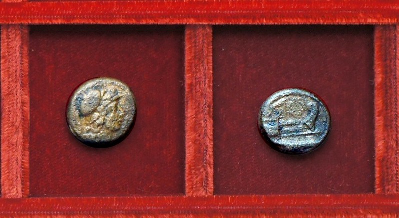 RRC 239 C.SERVEILI M.F Servilia triens, Ahala collection, coins of the Roman Republic