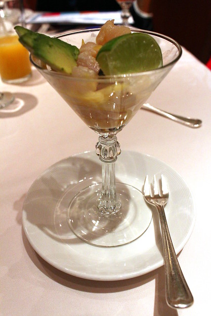 Red Snapper Mojito ceviche with mint, mango, avocado and a splash of Bicardi Superior rum
