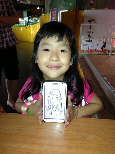 digital caricatures on Samsung Galaxy Note 2 for Stabilo - 7