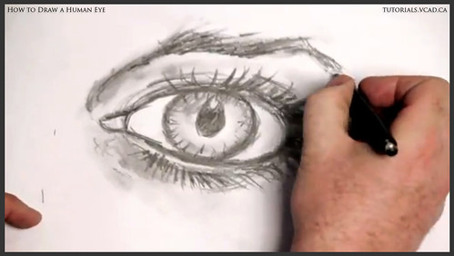 learn how to draw a human eye 026