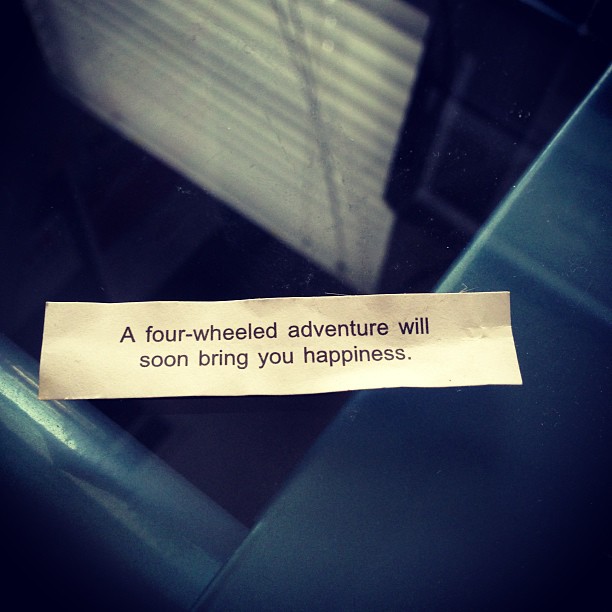 It's an old fortune but appropriate for the time. :)
