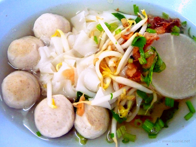 Bangkok Oct 2011 - beef ball noodle soup