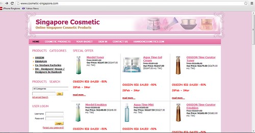 singapore cosmetics