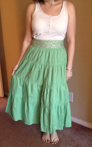 St Paddy's Skirt - Before