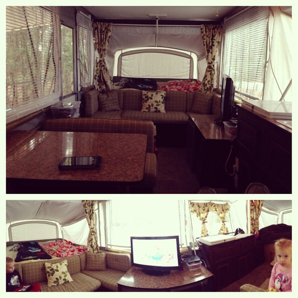 #pimpmycamper is complete! We are breaking her in this weekend!