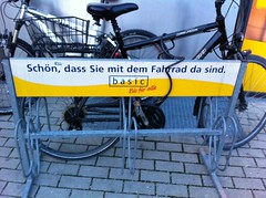 Schild für Bikes in München