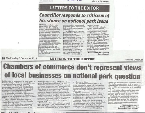 Cllr Cadogan Enright calls National Parl bluff on  Cllr Harold McKee UUP 12th dec 2012 