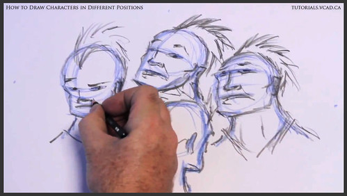 learn how to draw characters in different positions 018