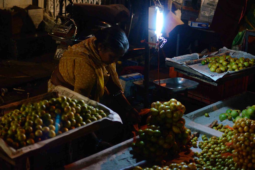 Night market, Ahmedabad, Gujarat, India