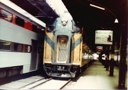 Chicago's NorthWestern Station.  Chicago Illinois.  January 1984. by Eddie from Chicago