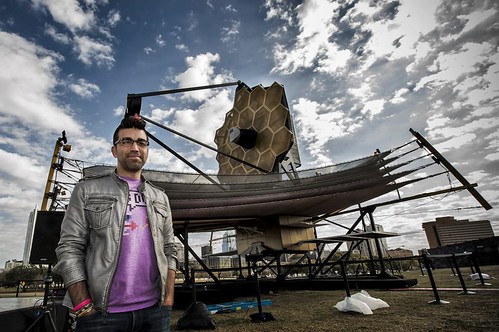 NASA Mohawk Guy visits Webb