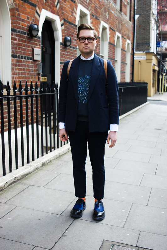 Street style - Lee, London Collections: Men