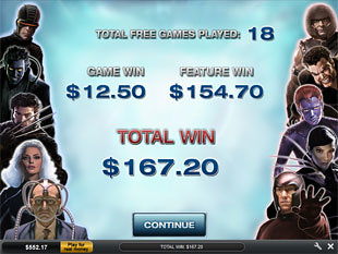 free X-Men free spins feature
