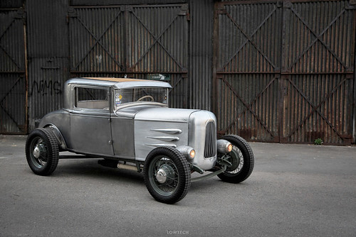 bare metal hot rod by REVOLVER Imaging Co.