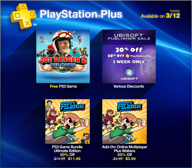 PlayStation Plus Update 3-12-13