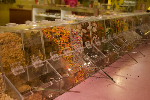 expansive topping selection