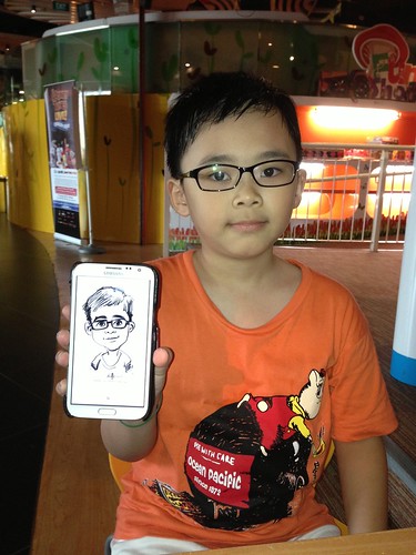 digital caricatures on Samsung Galaxy Note 2 for Stabilo - 3