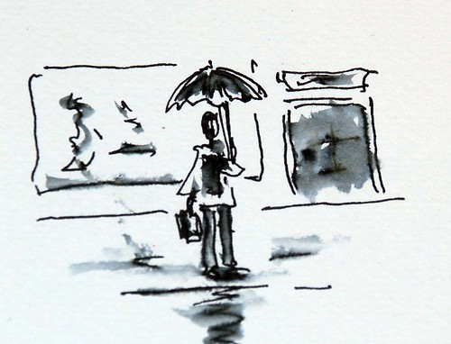 Día de lluvia en Vitoria