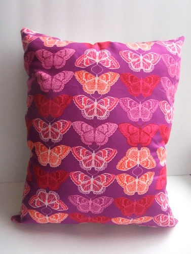 Moths Pillow pink