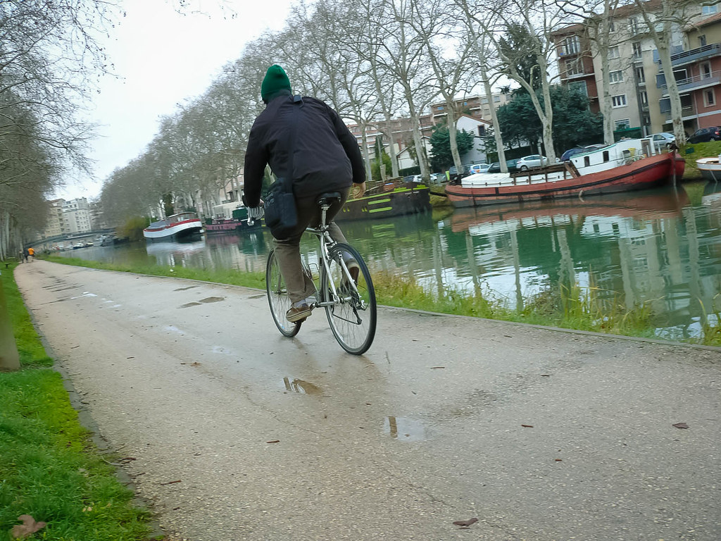 Cycliste canal
