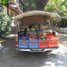 Vegetable cart, West End Village, Honduras