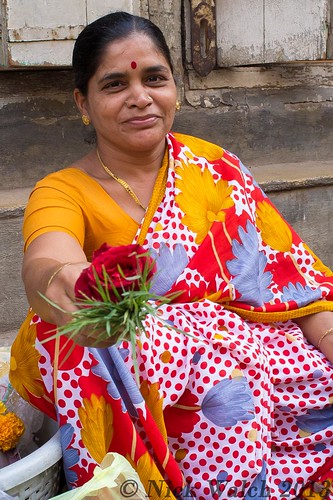 The Streets of Pune 2013 - Flower Seller