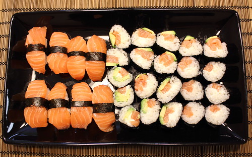 Plateful of sushi