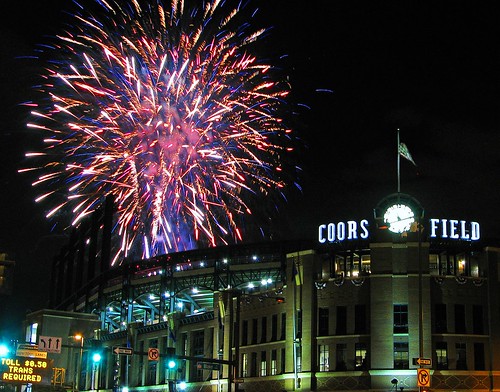 Coors Field Fireworks by Denver Sports Events