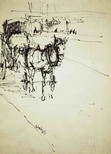 The Horses (3) by Behzad Bagheri Sketches