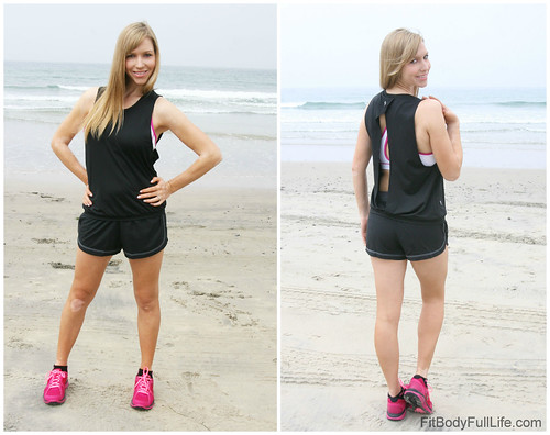 Christina Chitwood Wearing the Ellie Under Your Spell Sports Bra and Peek-a-Boo Tank