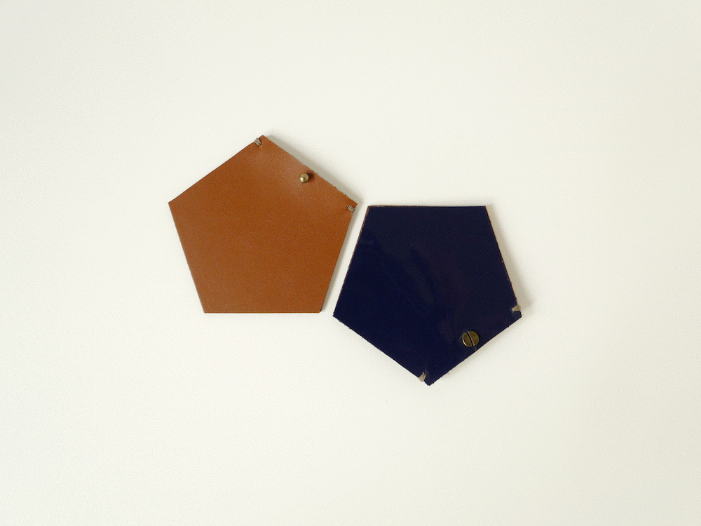 Leather Coin Pouches by Fabric Paper Glue