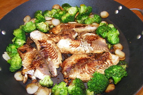 Five-Spice Tilapia with Broccoli